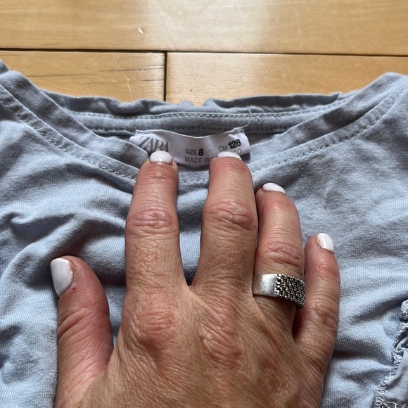 Girls Zara shirt size 8 - Picture 3 of 3